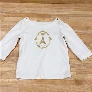 Little girl ‘Paris’ shirt